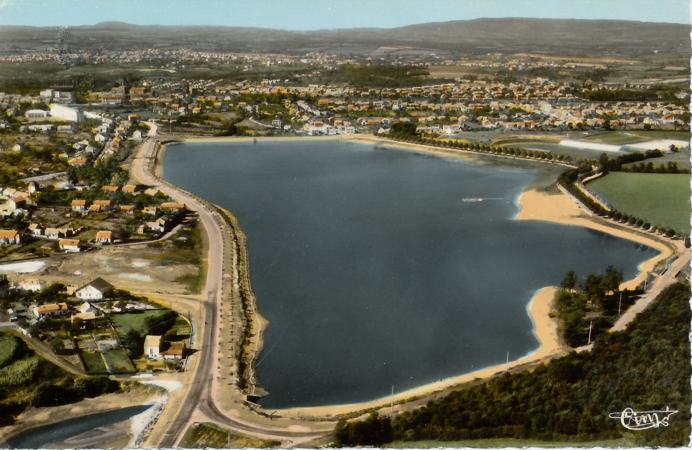 Montceau-les-Mines.- Etang du Plessis.