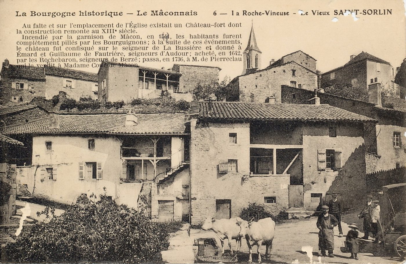 La Roche-Vineuse, le vieux Saint-Sorlin.