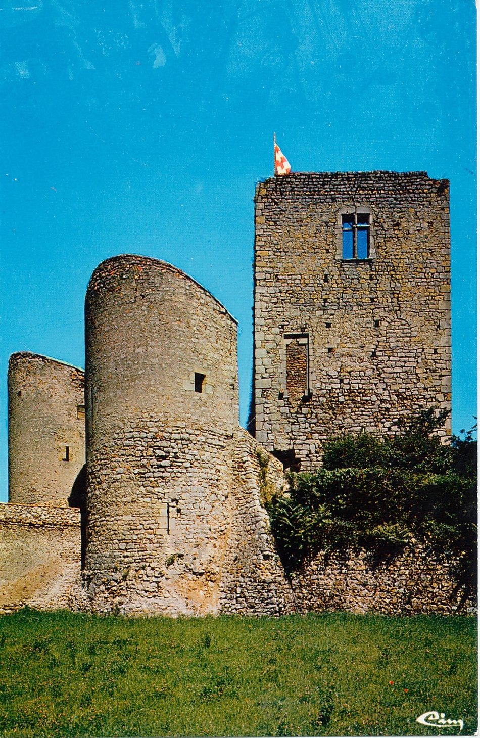 Semur-en-Brionnais. Château de Saint-Hugues, abbé de Cluny.