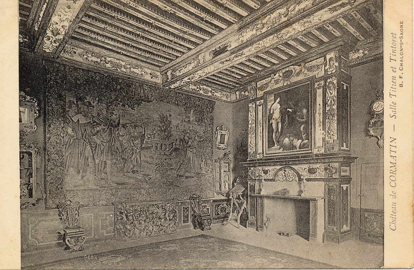Château de Cormatin. Salle Titien et Tintoret.