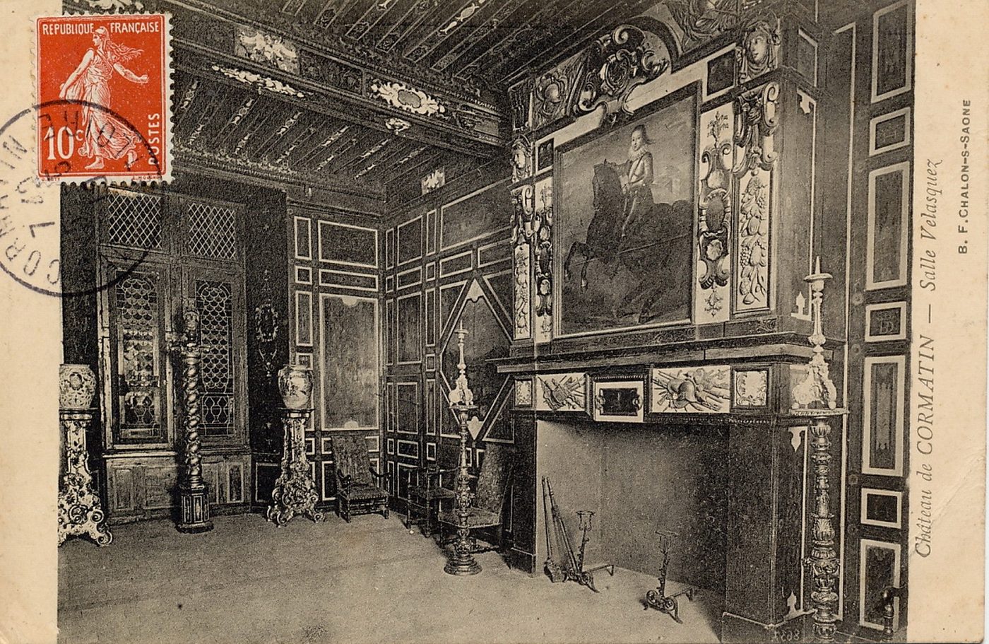 Château de Cormatin. Salle Velasquez.