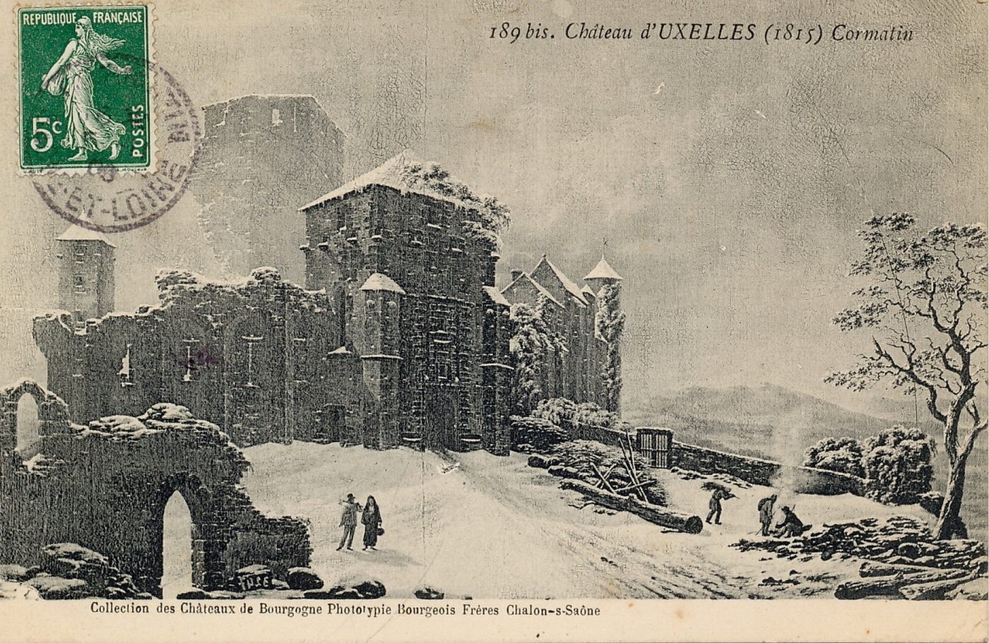 Château d'Uxelles (1815). Cormatin.