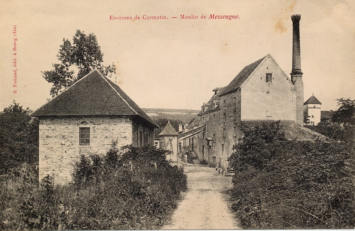 Environs de Cormatin. Moulin de Messeugne.
