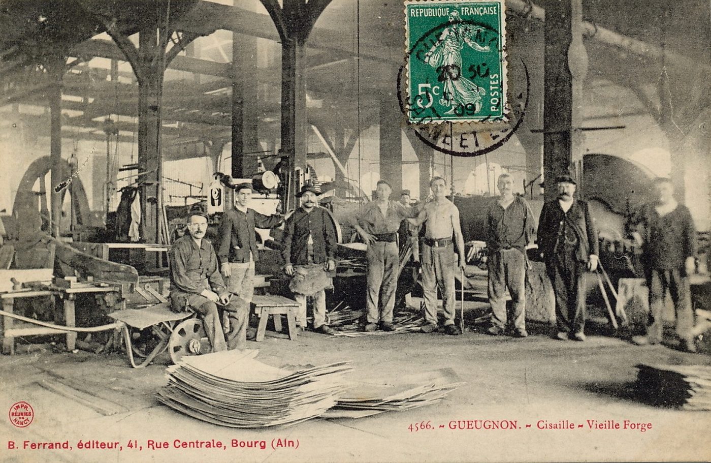 Gueugnon. Cisaille, vieille forge.