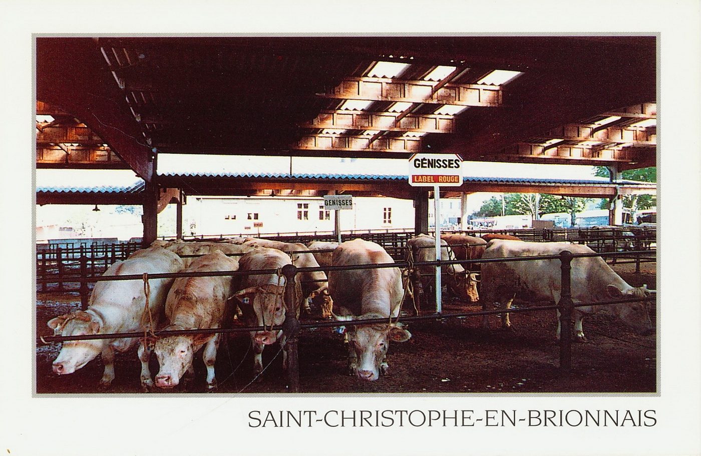 Saint-Christophe-en-Brionnais. Le foirail.