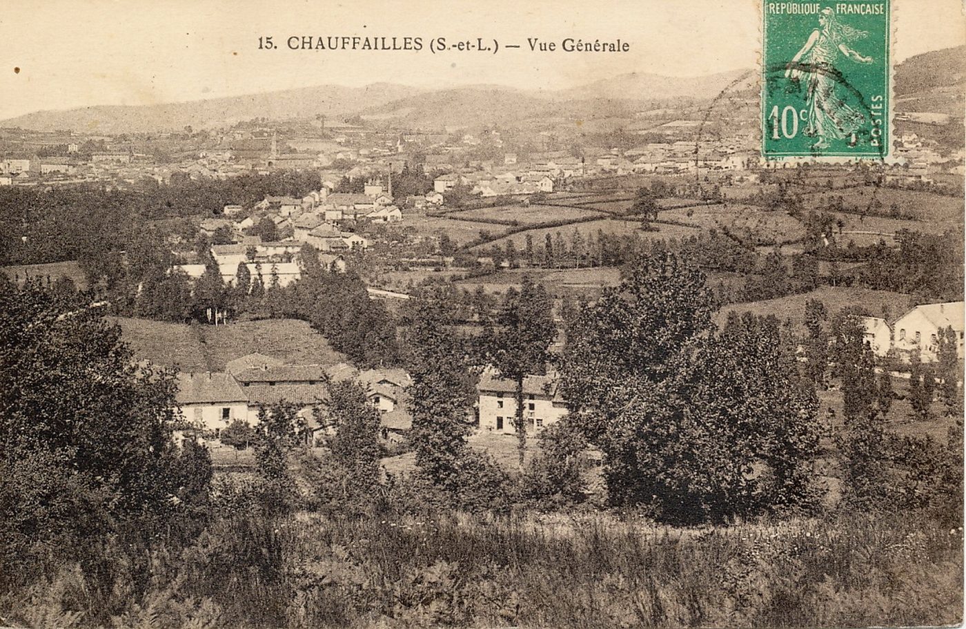Chauffailles. Vue générale.