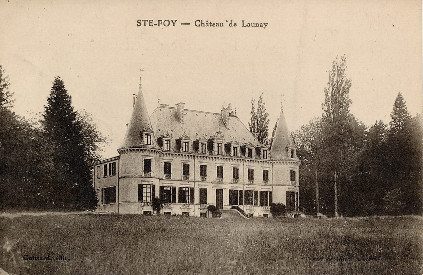 Sainte-Foy. Château de Launay.
