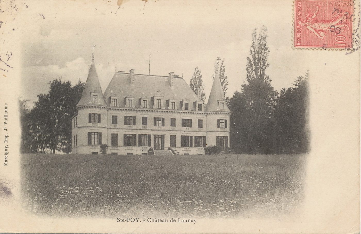 Sainte-Foy. Château de Launay.