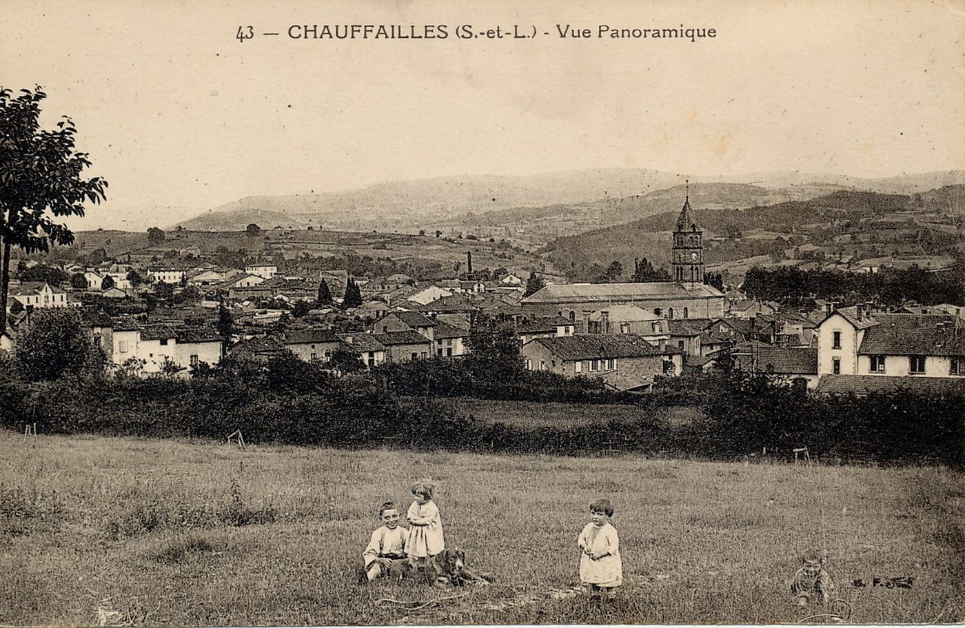 Chauffailles. Vue panoramique.