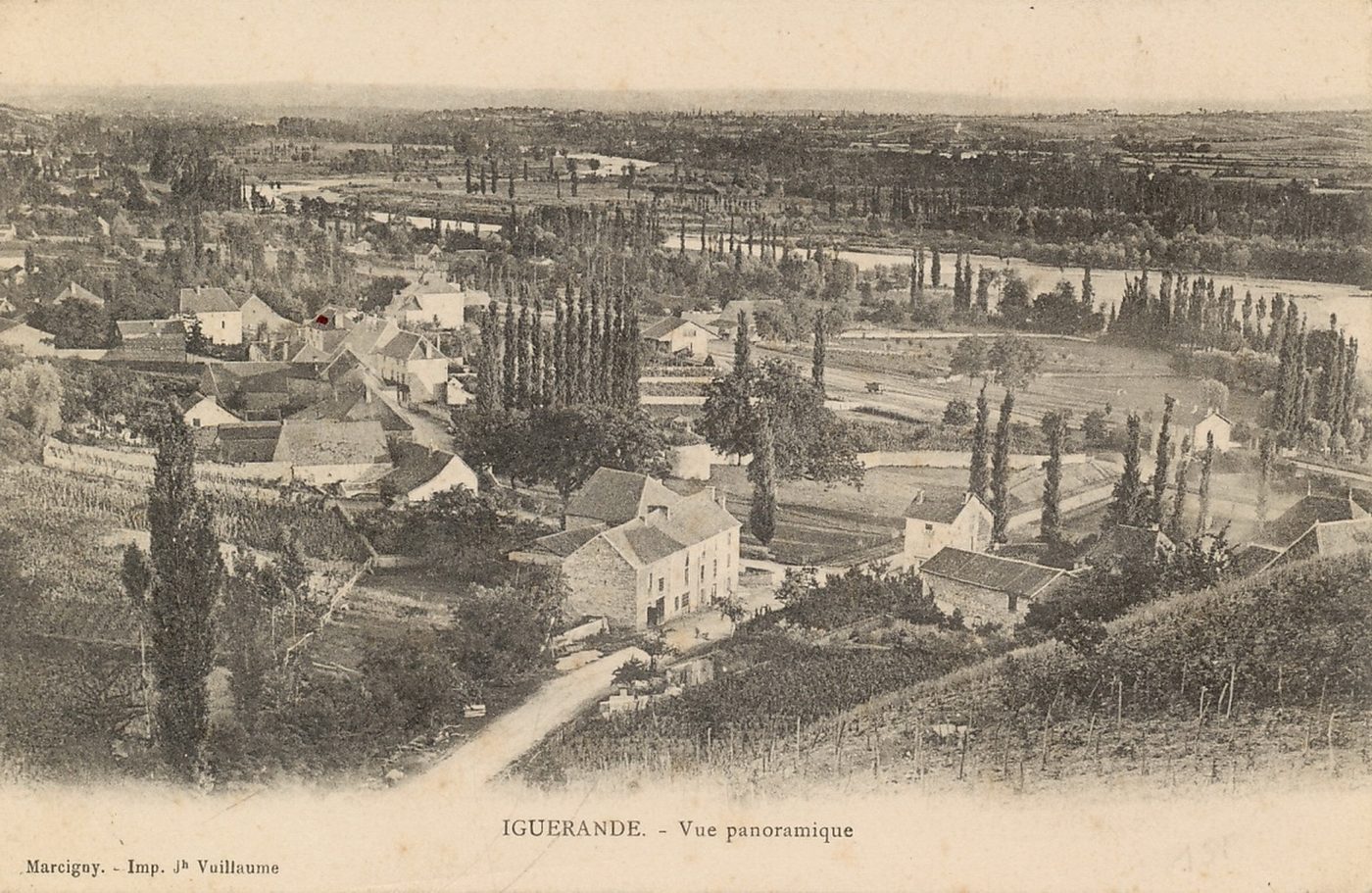 Iguerande. Vue panoramique.