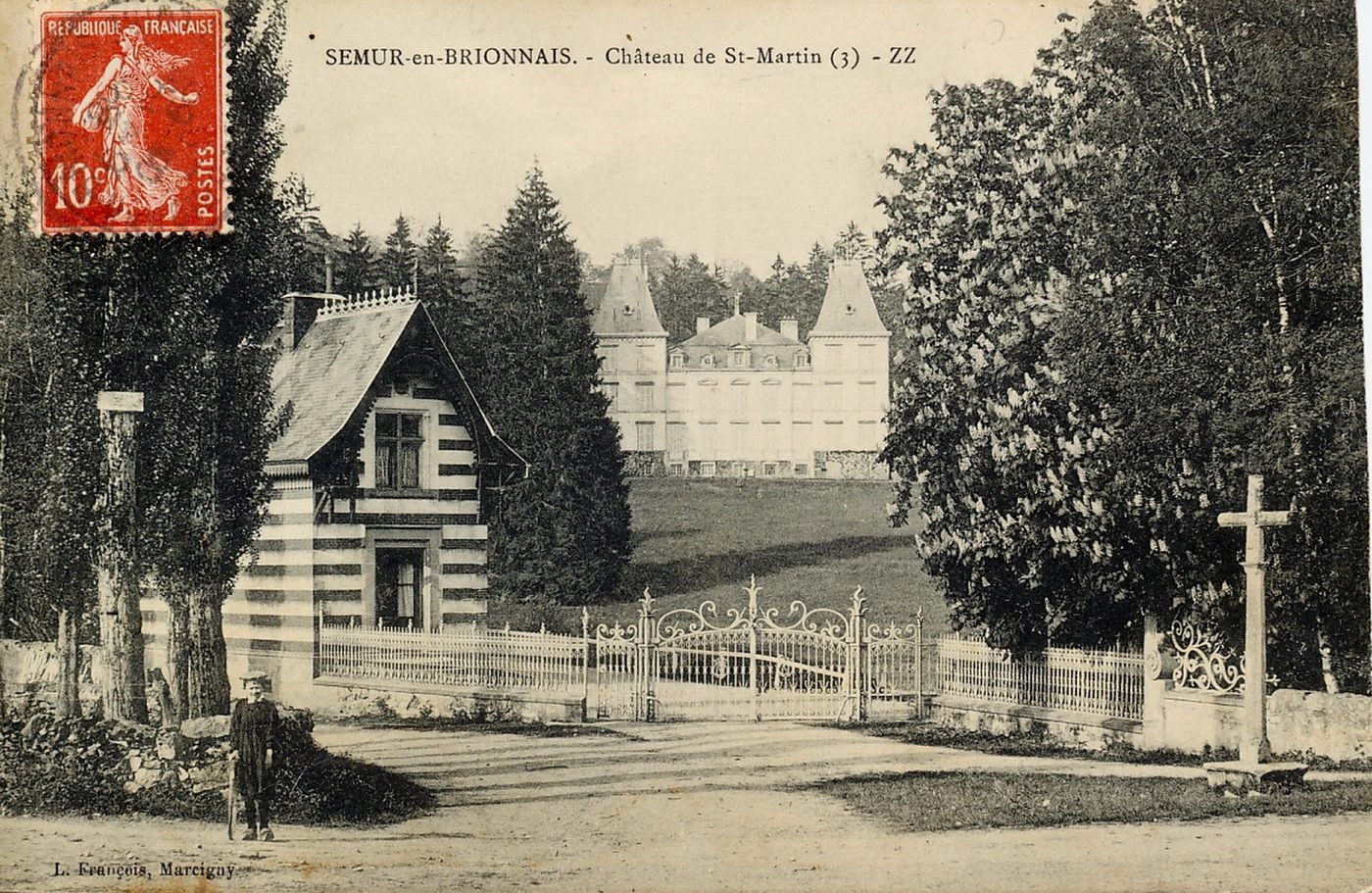 Semur-en-Brionnais. Château de Saint-Martin.
