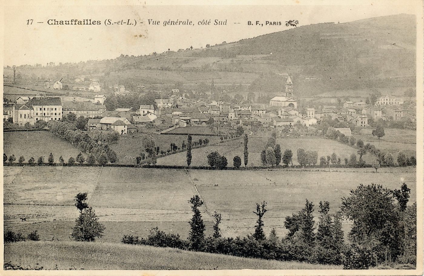 Chauffailles. Vue générale coté sud.