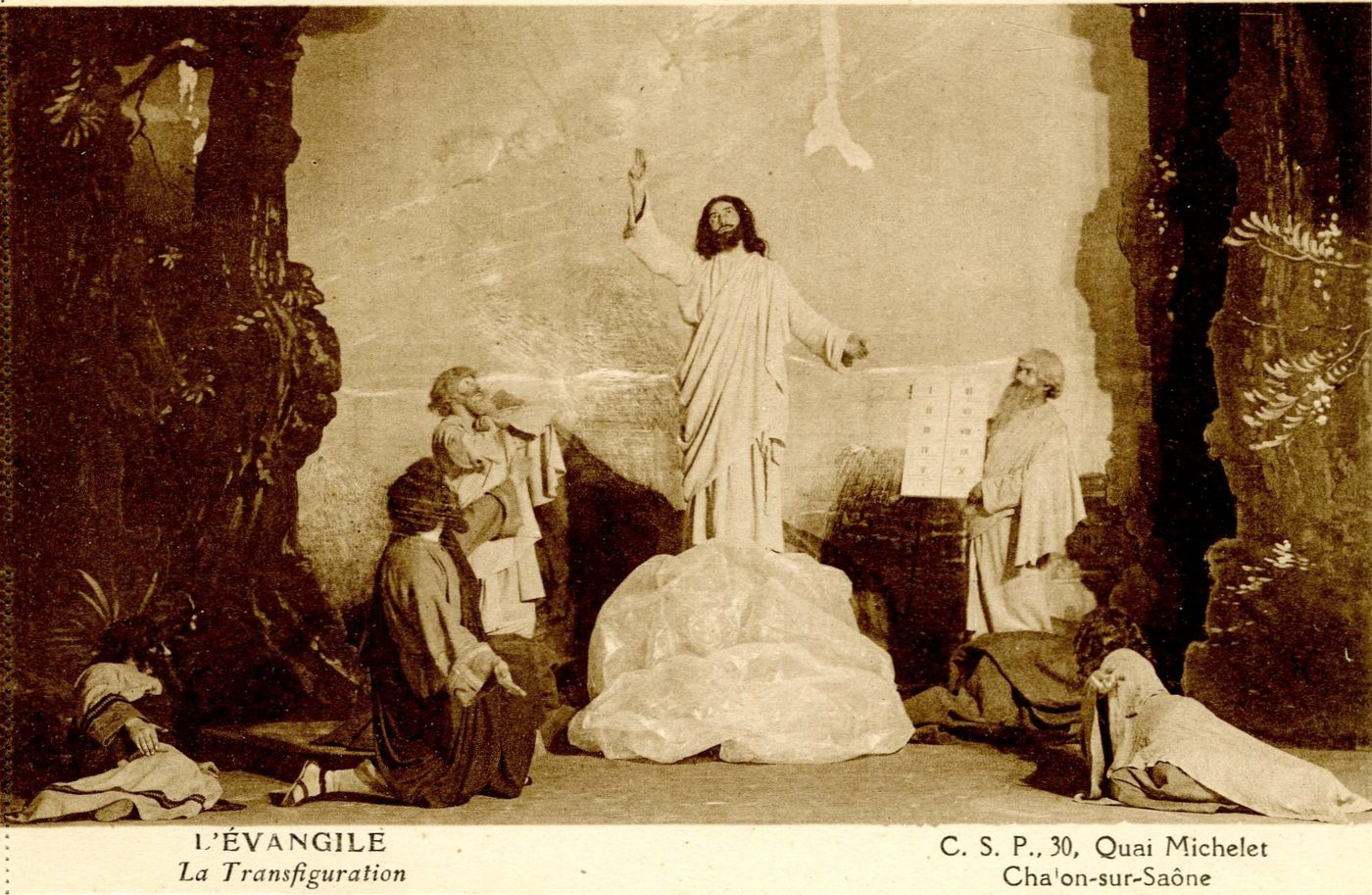 CSP, 30 quai Michelet, Chalon-sur-Saône. L'Evangile, La transfiguration.