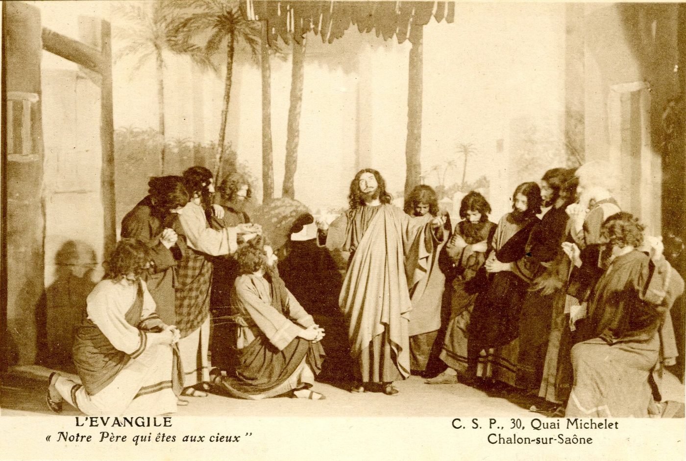 CSP, 30 quai Michelet, Chalon-sur-Saône. L'Evangile, Notre père qui êtes aux cieux.
