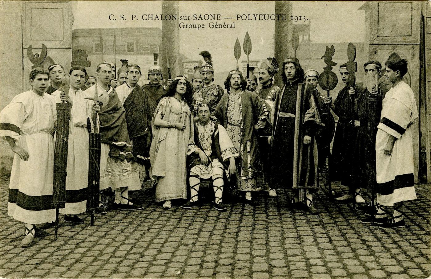 Chalon-sur-Saône, 1913. Polyeucte, groupe général.