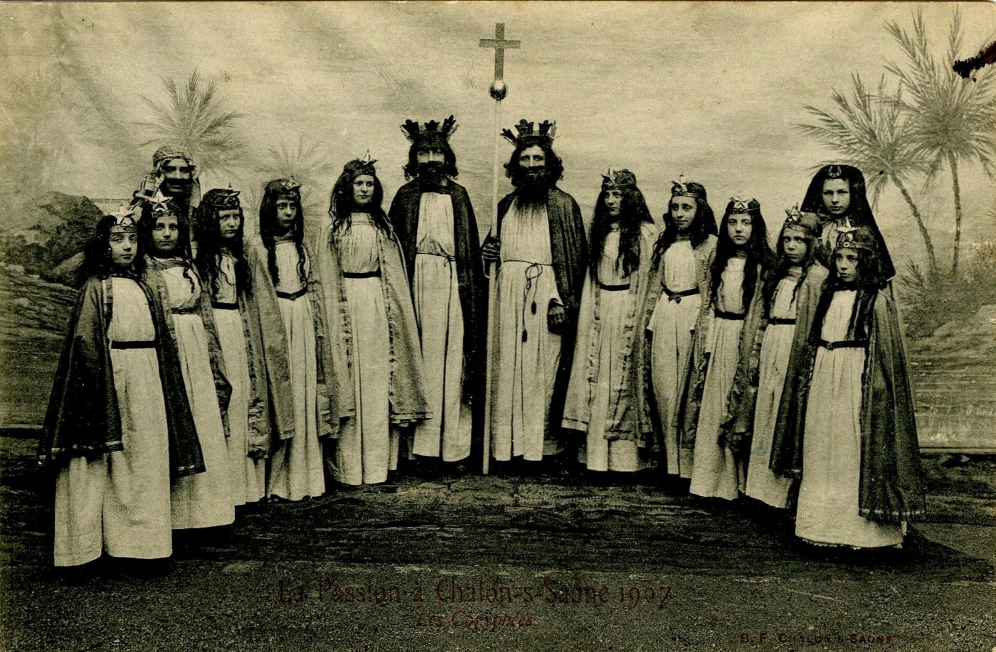 Chalon-sur-Saône, 1907. La passion, Les Coryphées.