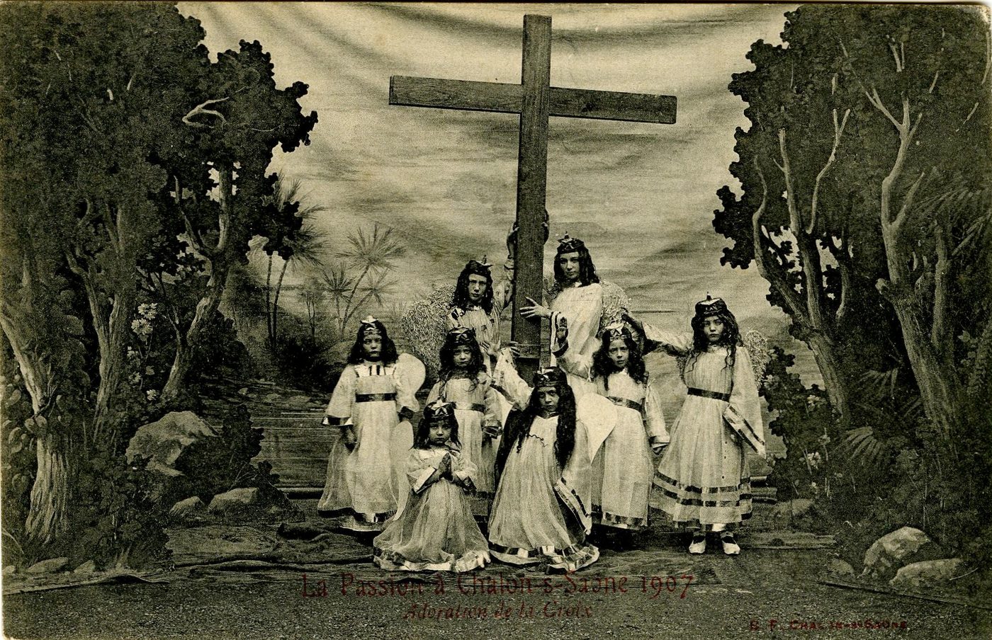 Chalon-sur-Saône, 1907. La passion, Adoration de la Croix.