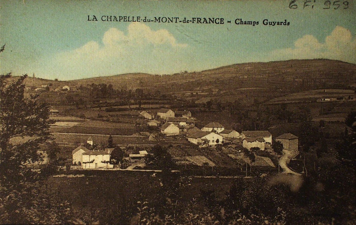 La Chapelle-du-Mont-de-France. Champs Guyards.