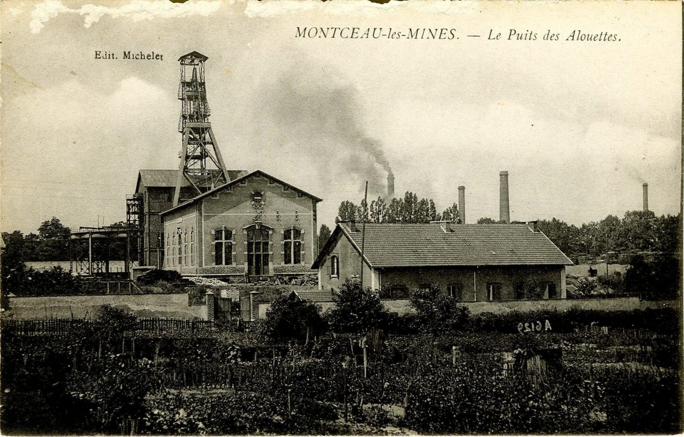 Montceau-les-Mines. Le puits des alouettes.