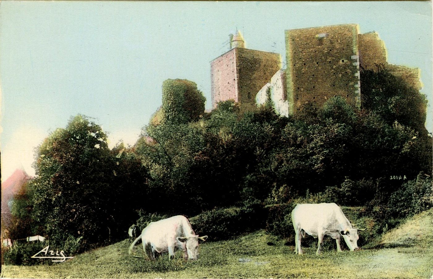 Brancion.- Nid d'aigle sur un sommet escarpé. Brancion fut le berceau de la puissante famille des Josserand. Son château existait déjà au Xe s. En 1259, après les croisades, il fut acheté par le duc de Bourgogne et devint en 1417, possession royale.