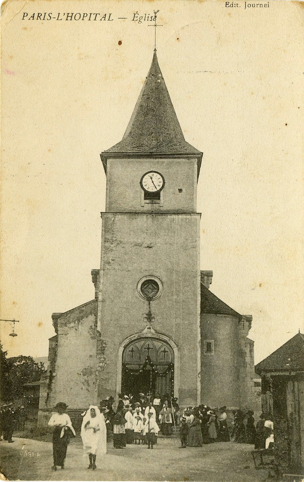 Paris l'Hôpital. Eglise.