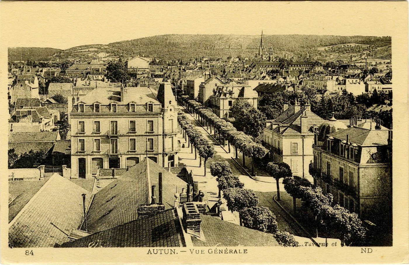 Autun. Vue générale.