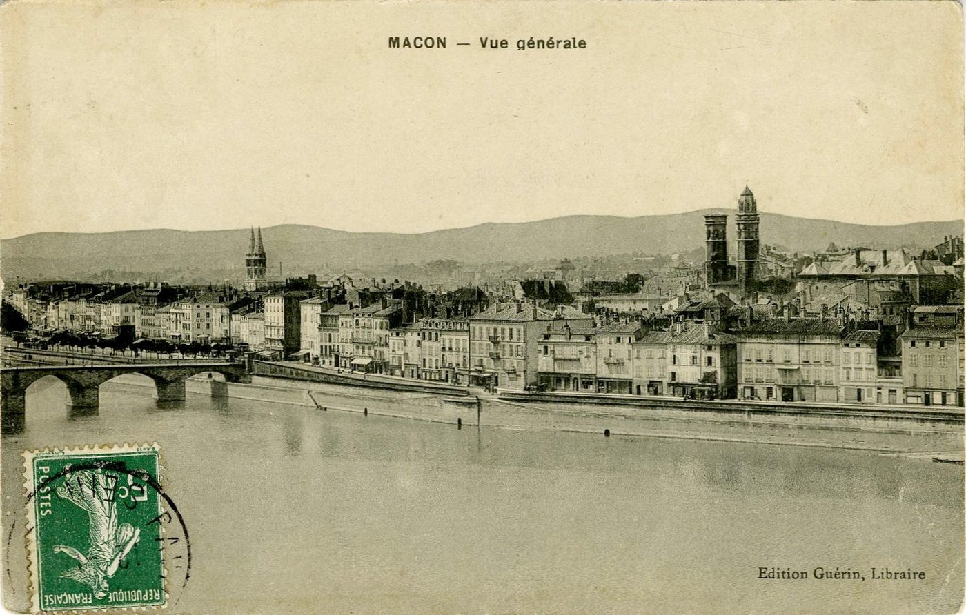Mâcon. Vue générale.
