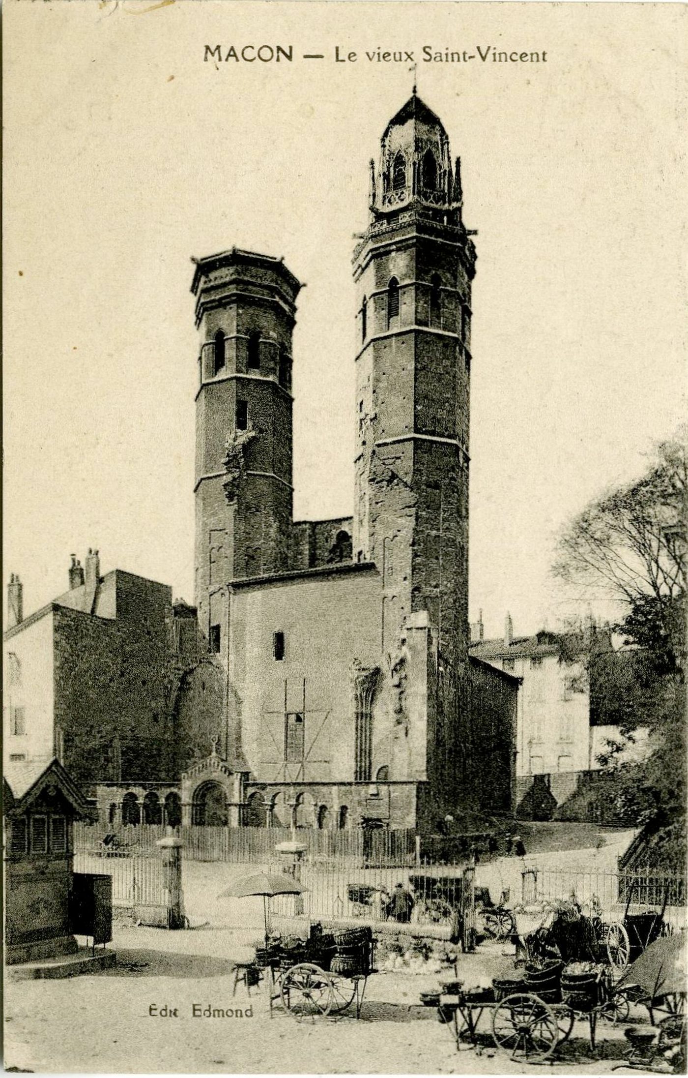 Mâcon. Le vieux Saint-Vincent.
