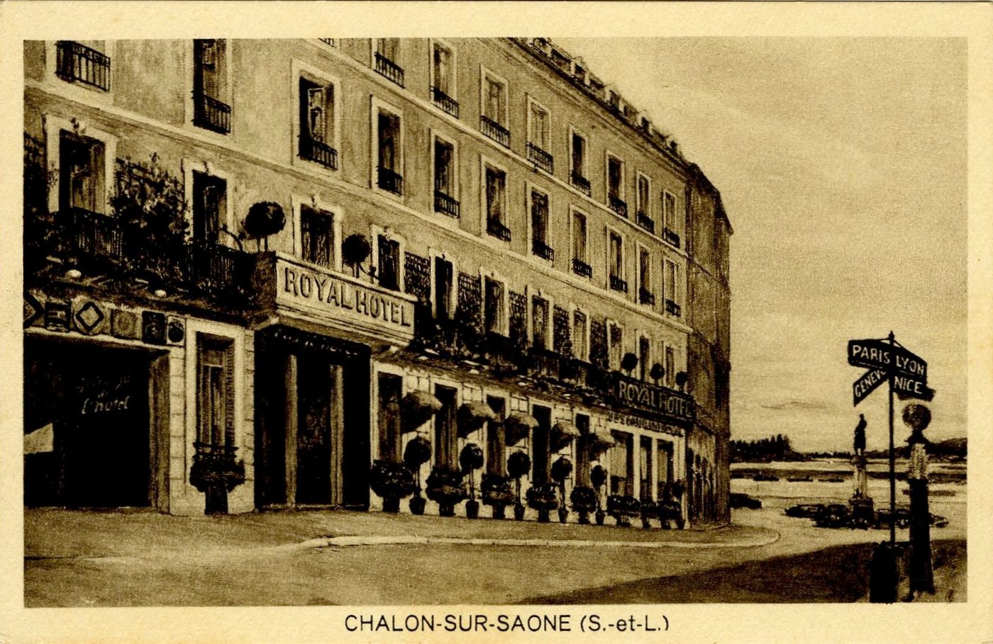 Chalon-sur-Saône. Royal hôtel.