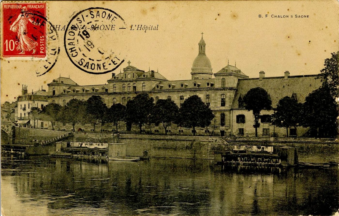 Chalon-sur-Saône. L'hôpital.