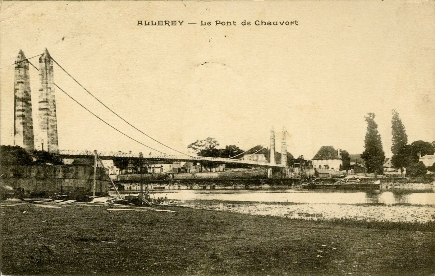 Allerey. Le pont de Chauvort.