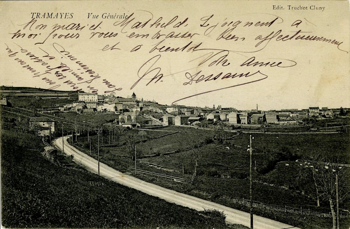Tramayes. Vue générale.