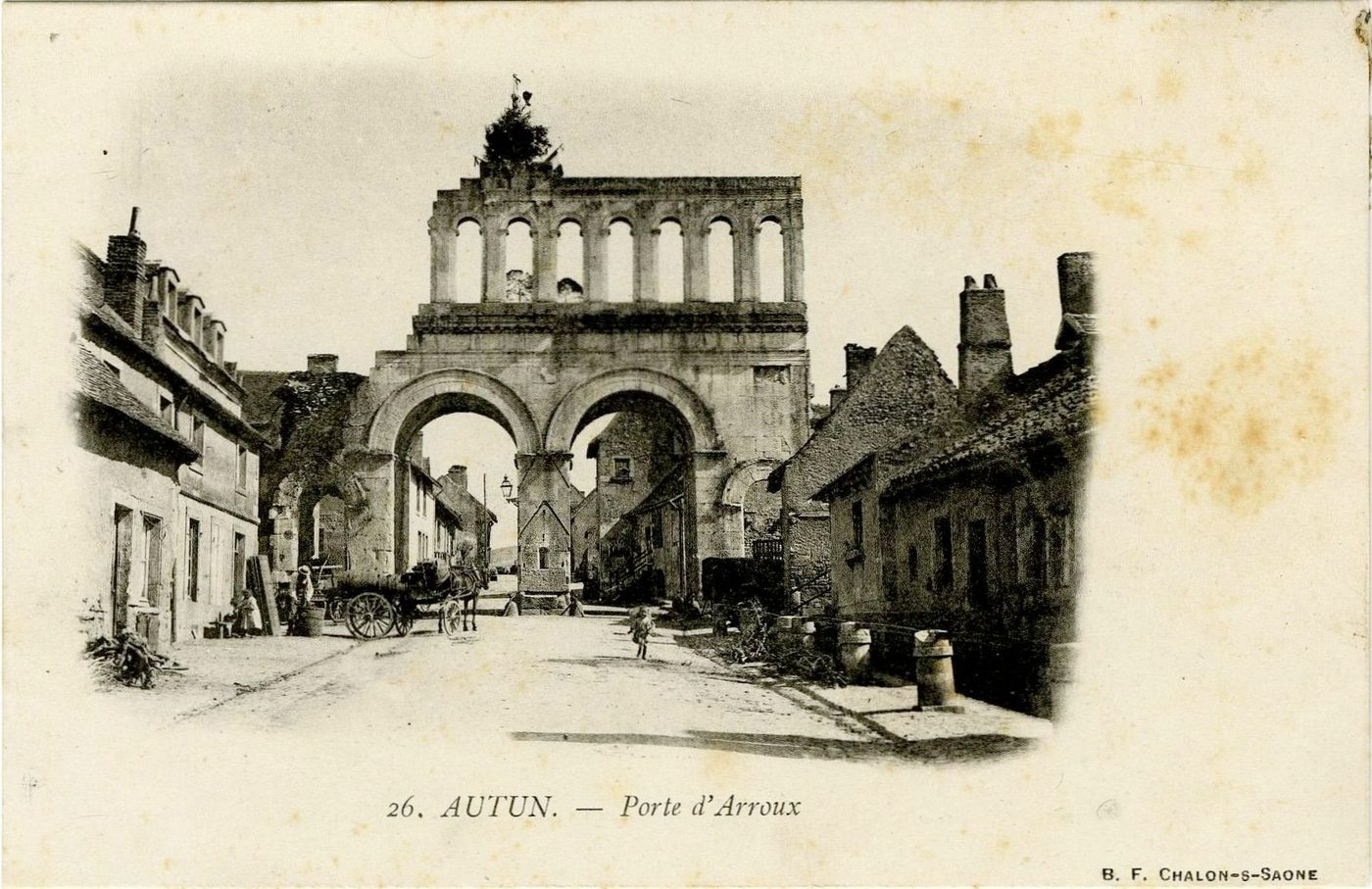 Autun. Porte d'Arroux.