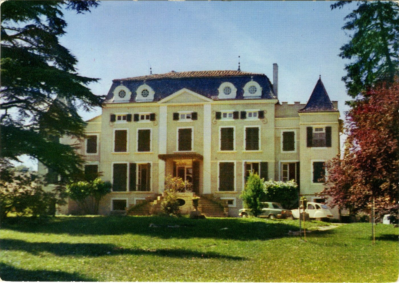 Chardonnay. Château de Montlaville. Propriété des éclaireurs de France.