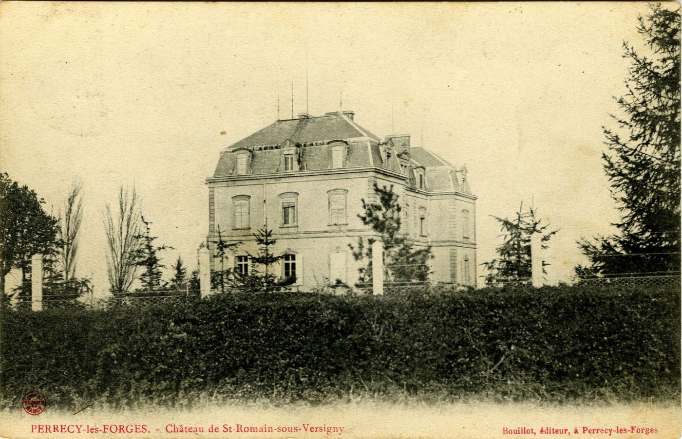 Perrecy-les-Forges. Château de Saint-Romain-sous-Versigny.