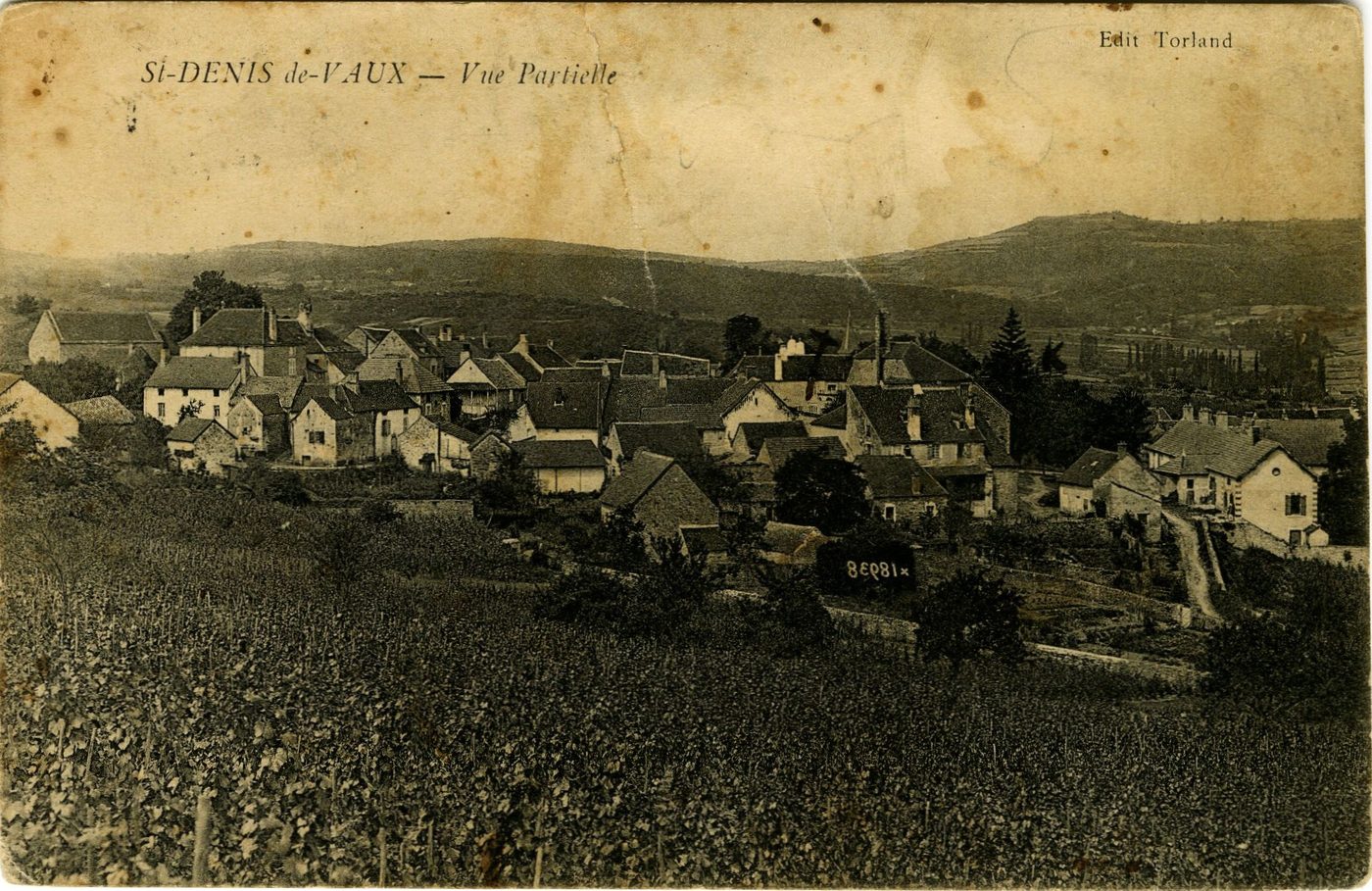 Saint-Denis-de-Vaux. Vue partielle.