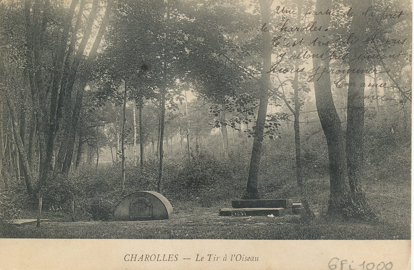 Charolles. Le tir à l'oiseau.