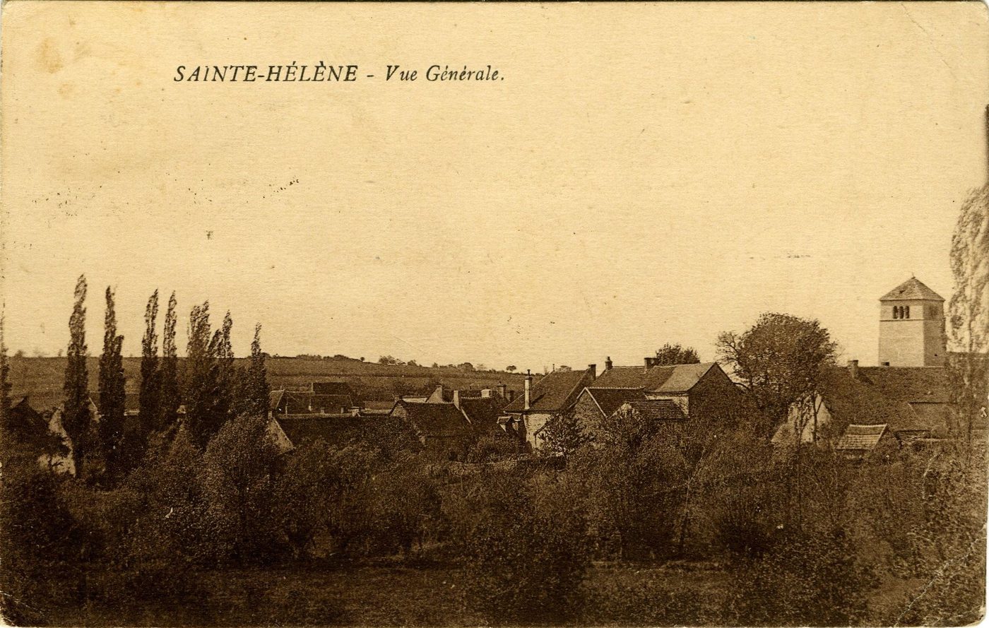 Sainte-Hélène. Vue générale.