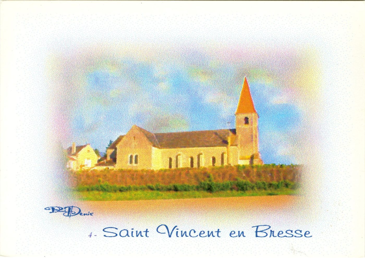 Saint-Vincent-en-Bresse (Saône-et-Loire).
