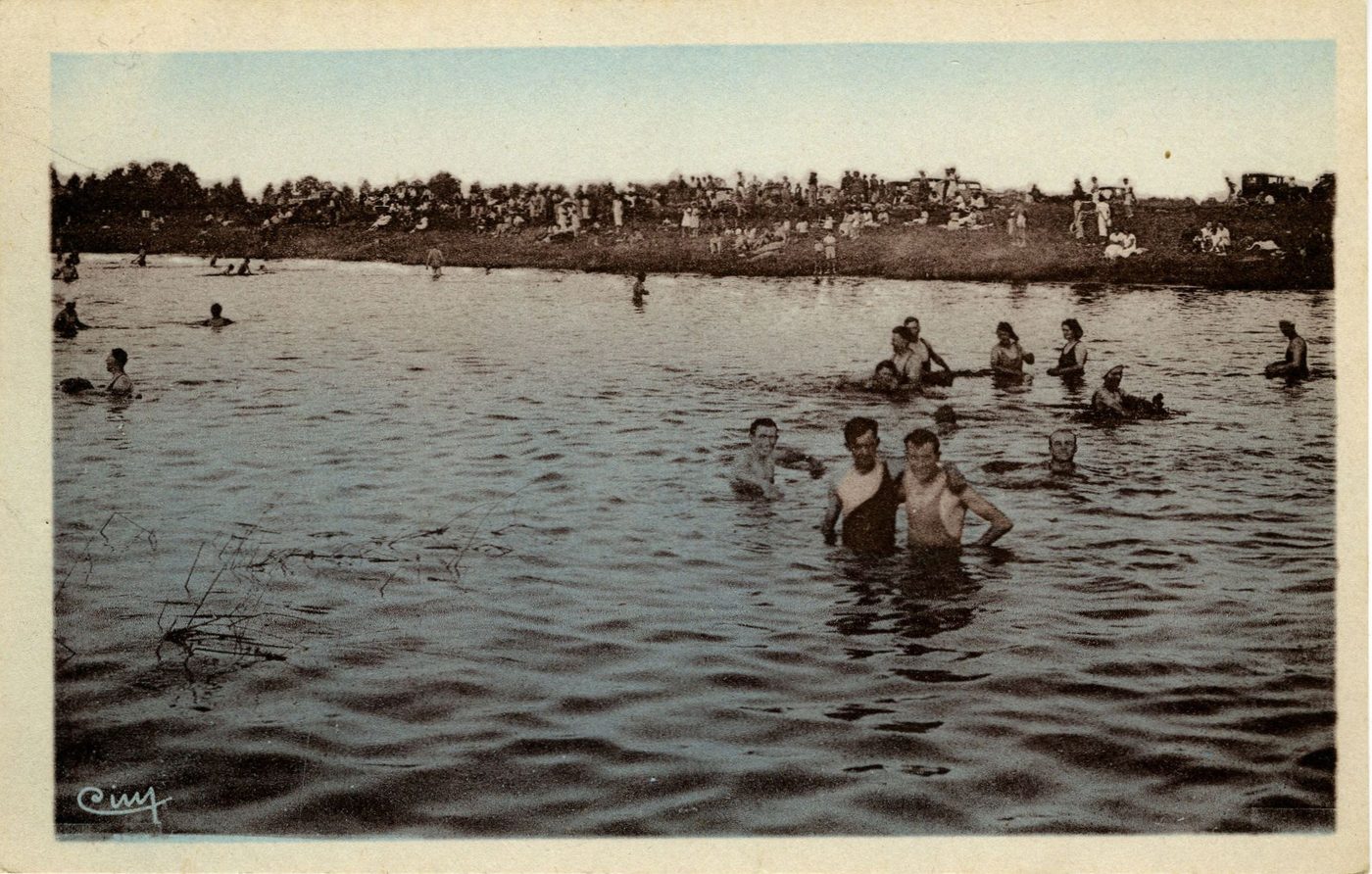 Fleurville. La plage.