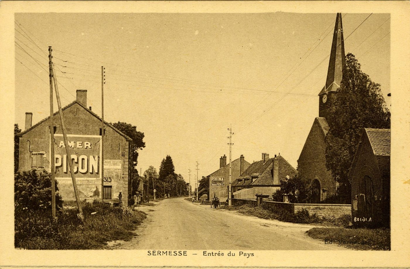 Sermesse. Entrée du pays.