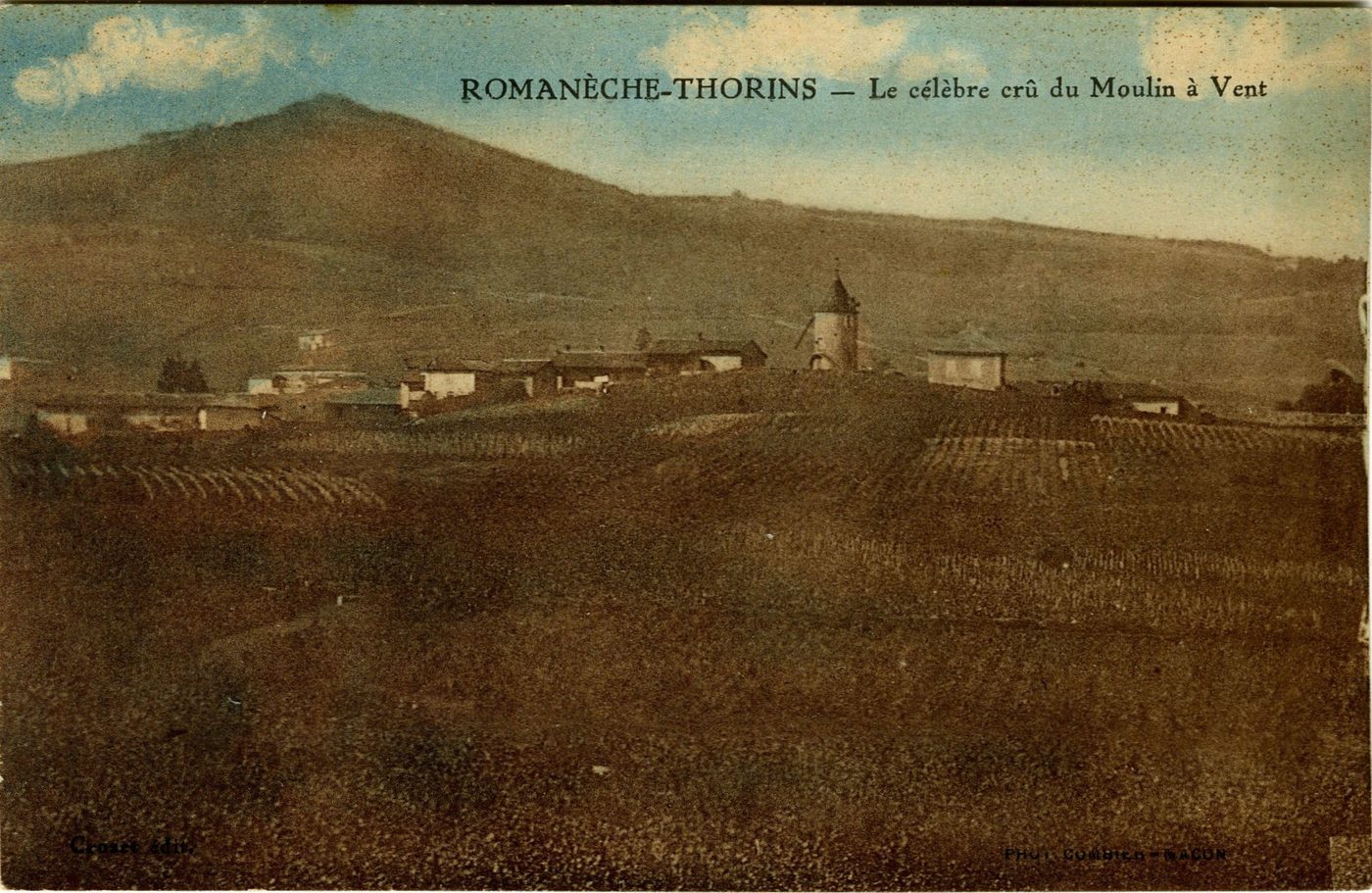 Romanèche-Thorins. Le célèbre crû du moulin à vent.