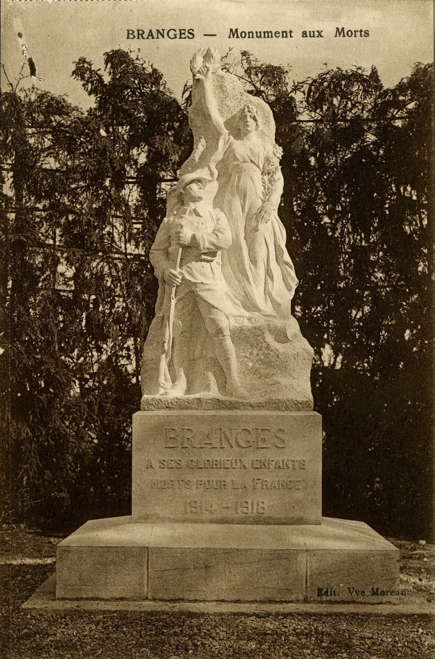 Branges. Monument aux morts.