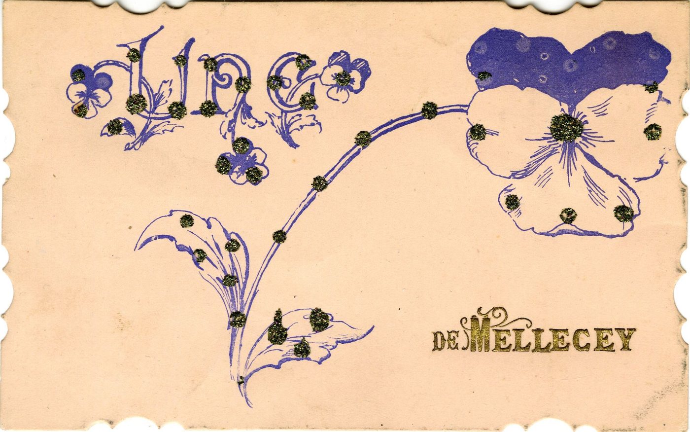 Une pensée de Mellecey.