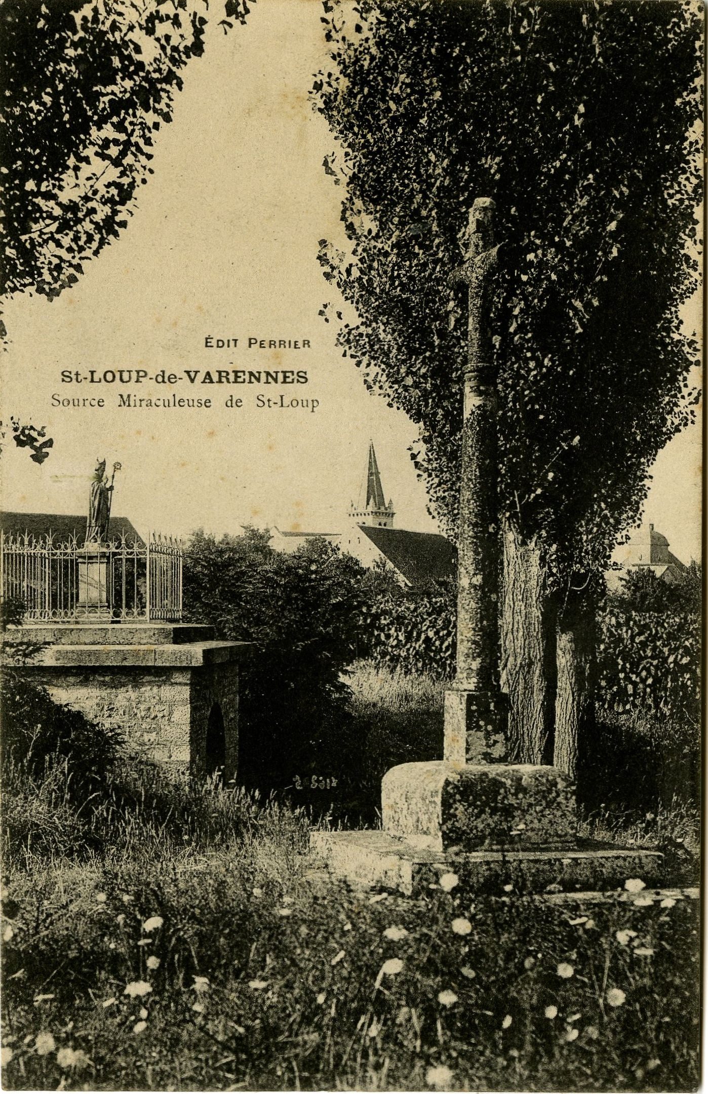 Saint-Loup-de-Varennes. Source miraculeuse de Saint-Loup.