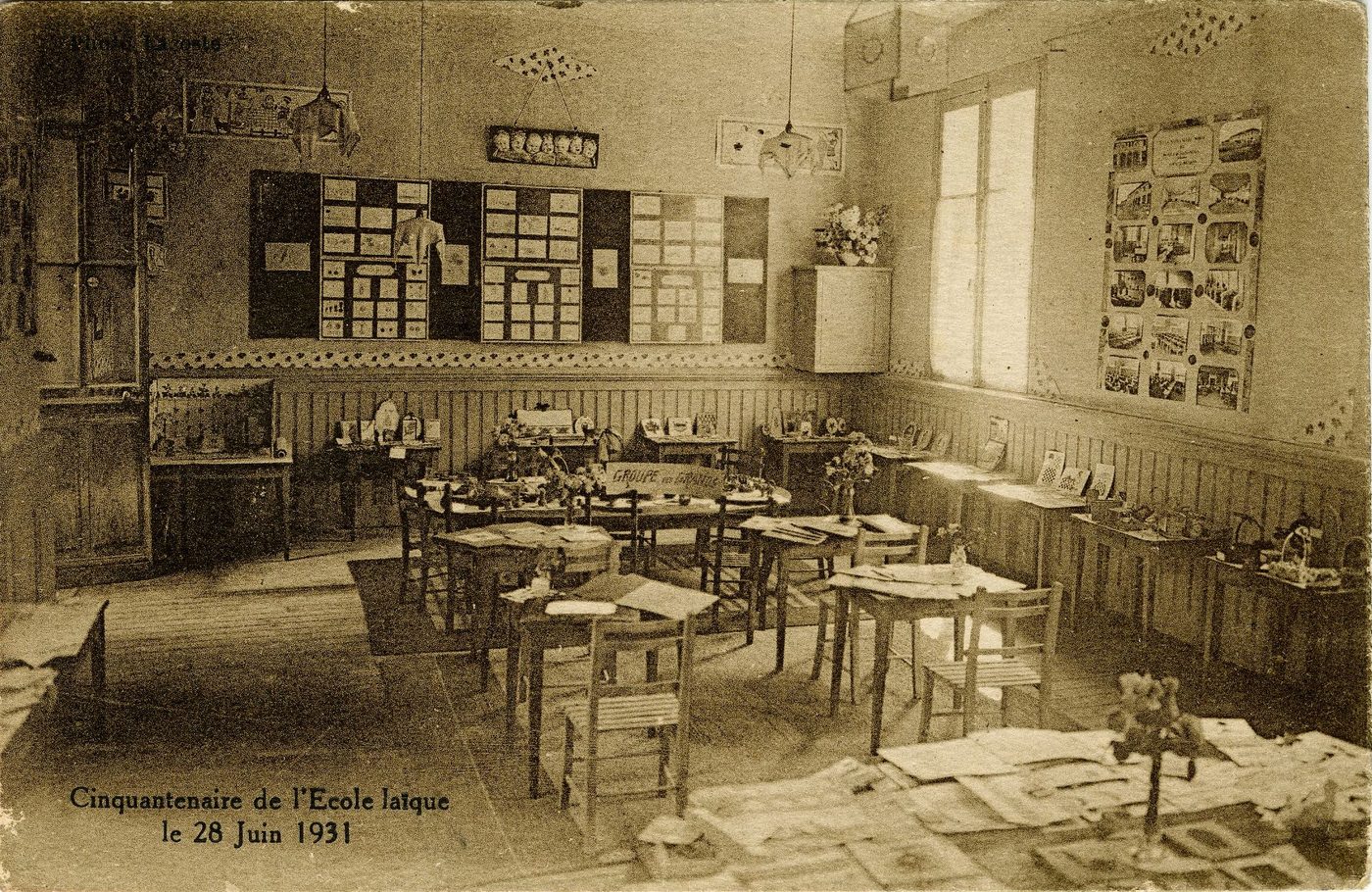 Cinquantenaire de l'école laïque le 28 juin 1931.