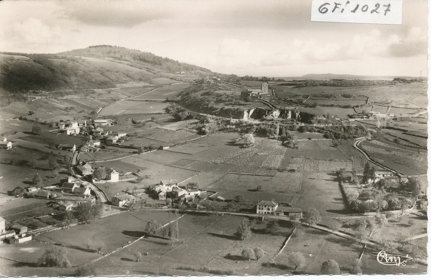Château. Vue panoramique aérienne.