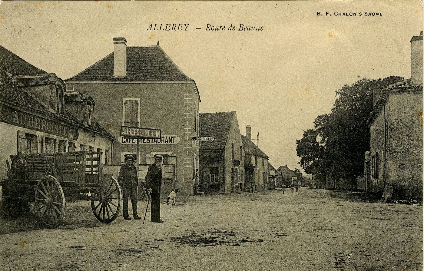 Allerey. Route de Beaune.