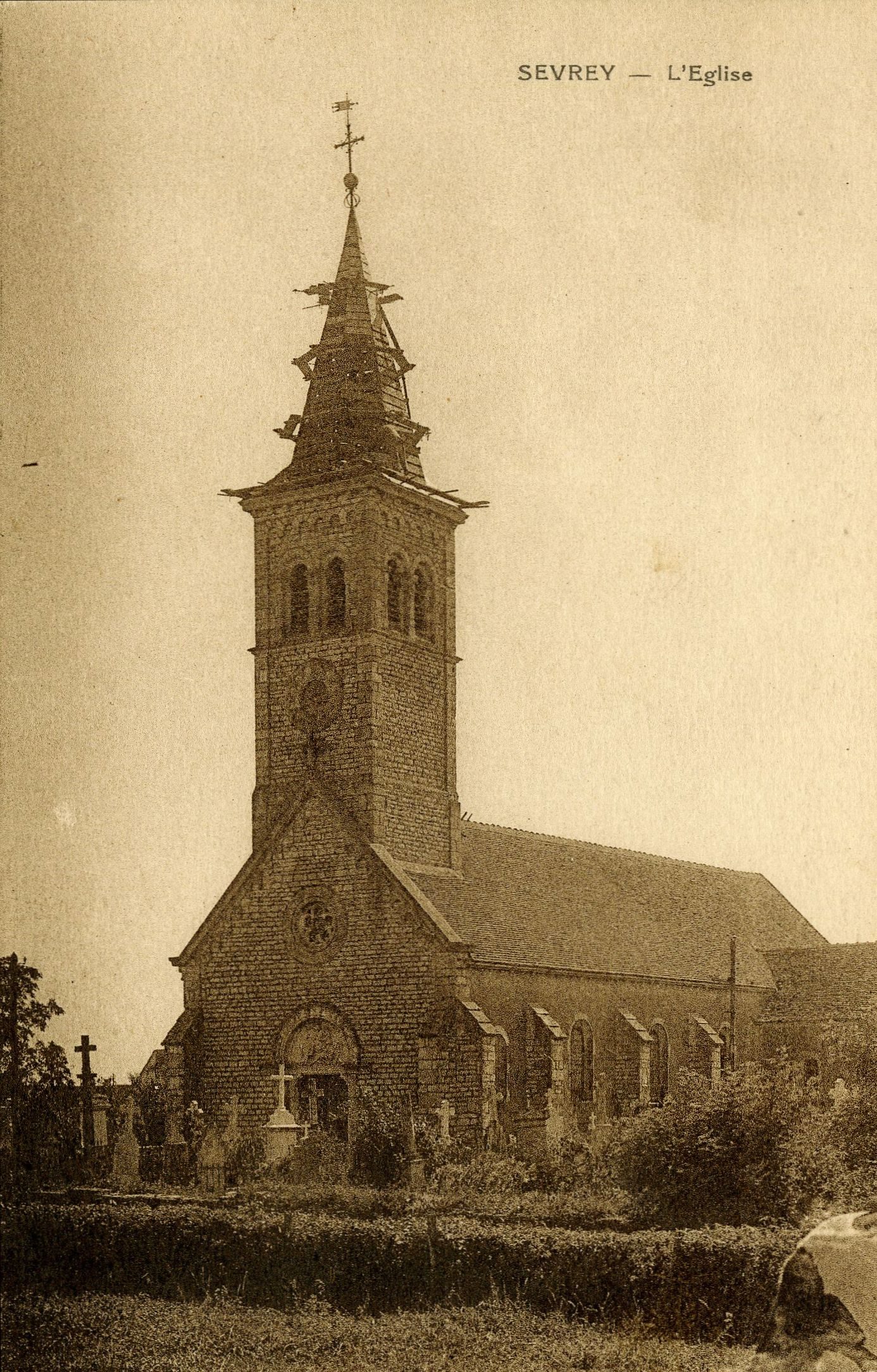 Sevrey. L'église.