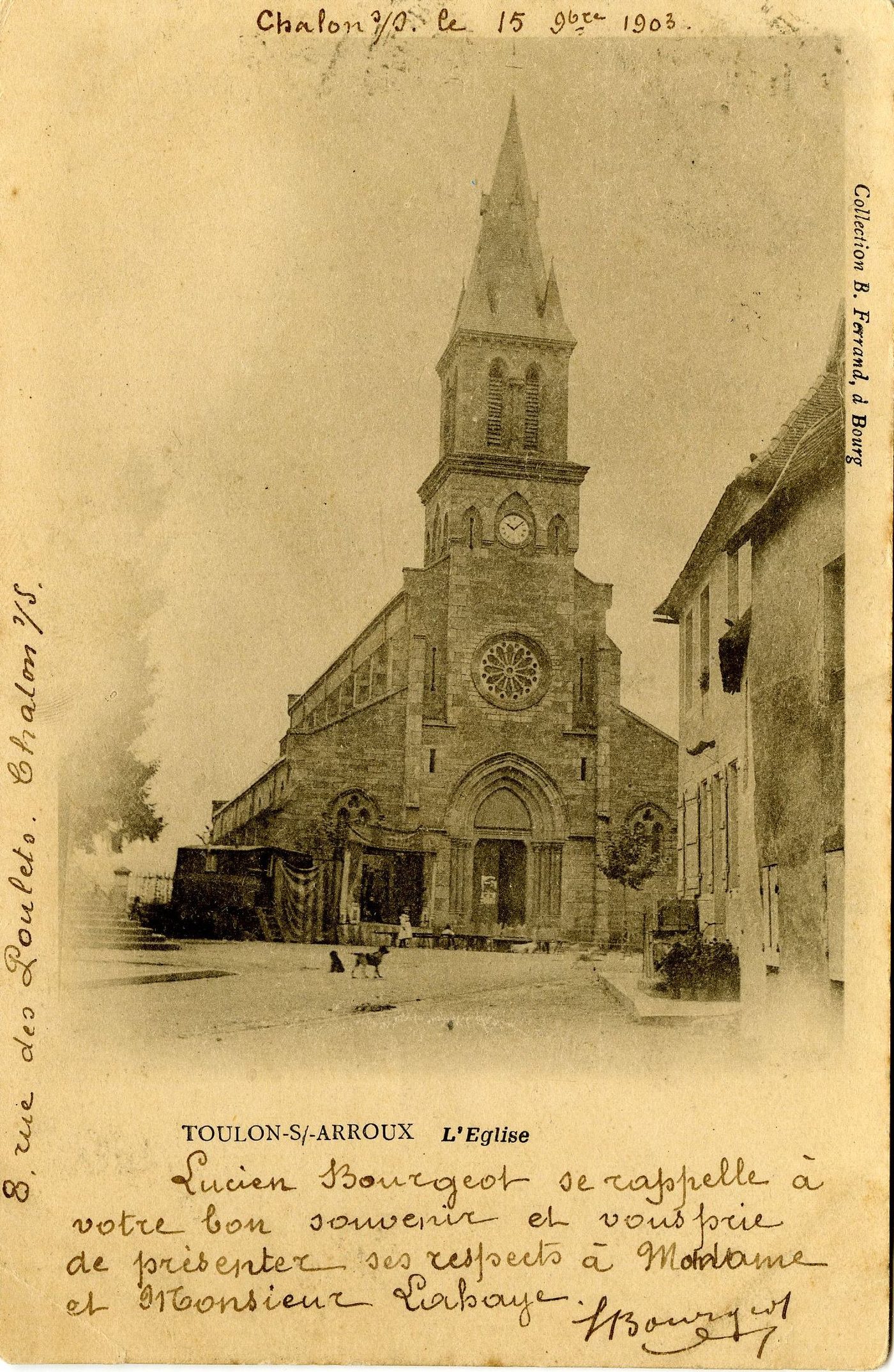 Toulon-sur-Arroux. L'église.